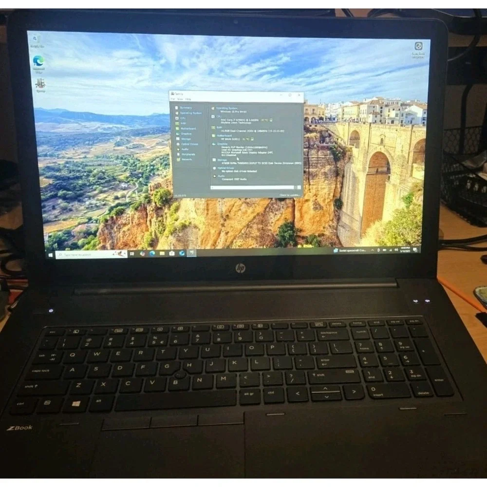 HP ZBook 17 G3 Mobile Workstation i7-6700HQ 16GB RAM 512GB SSD Win 10 Pro
